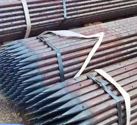 邢台超前小导管预埋钢管出尖打孔焊倒刺无缝焊管厂